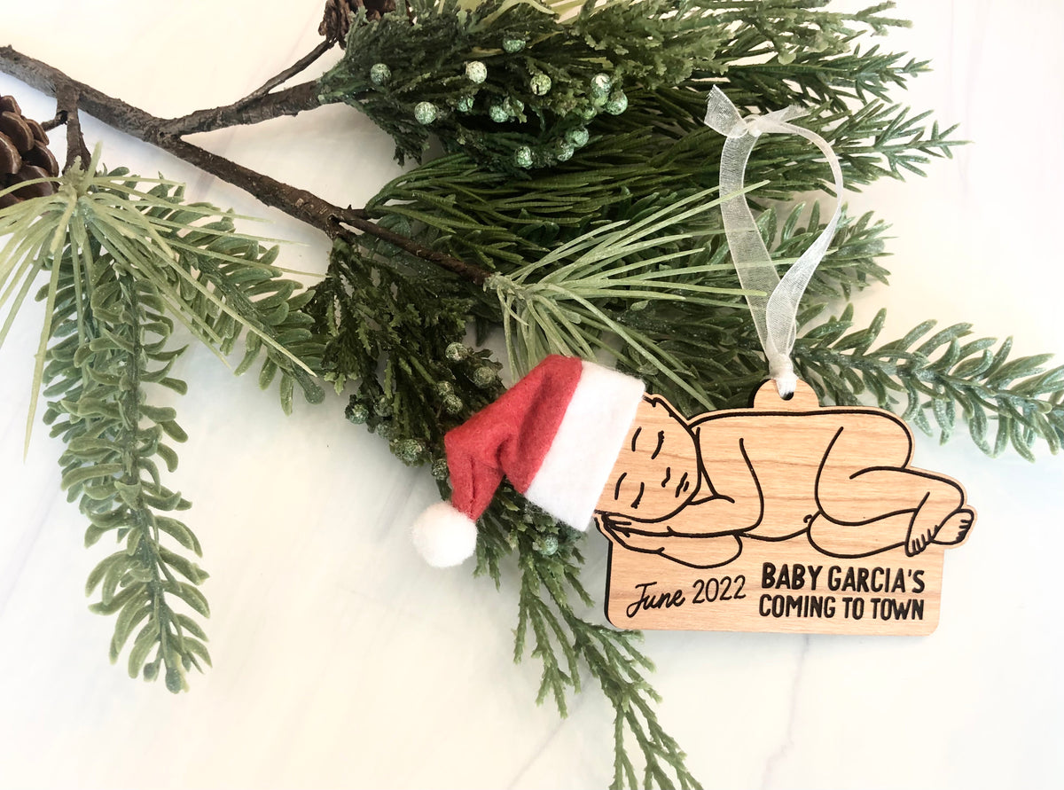 Custom Hand-Lettered Acrylic Christmas Ornaments – dunkirkdesigns
