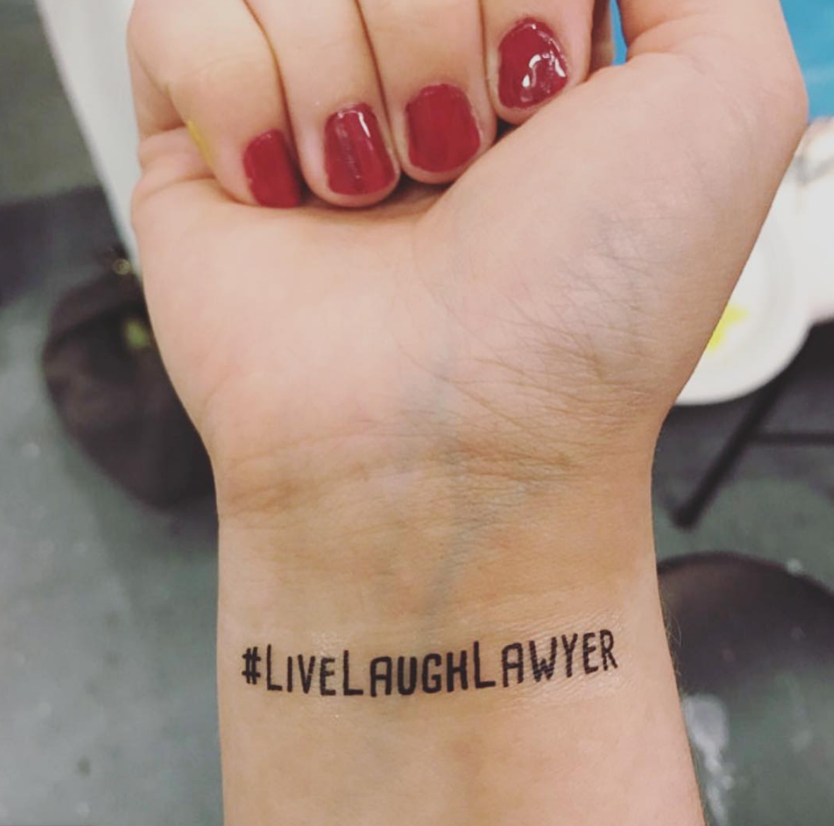 temporary tattoo (mini) // custom hashtag – dunkirkdesigns, image size:1180x1168