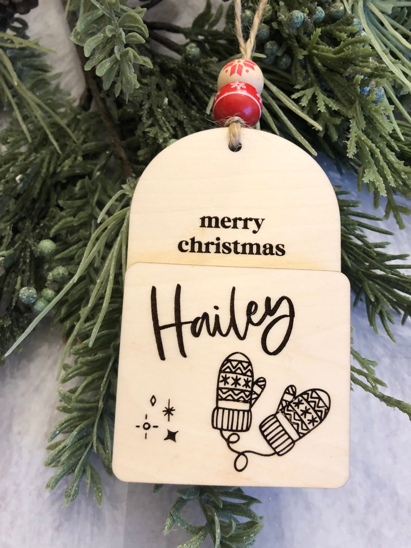 Custom Hand-Lettered Acrylic Christmas Ornaments – dunkirkdesigns